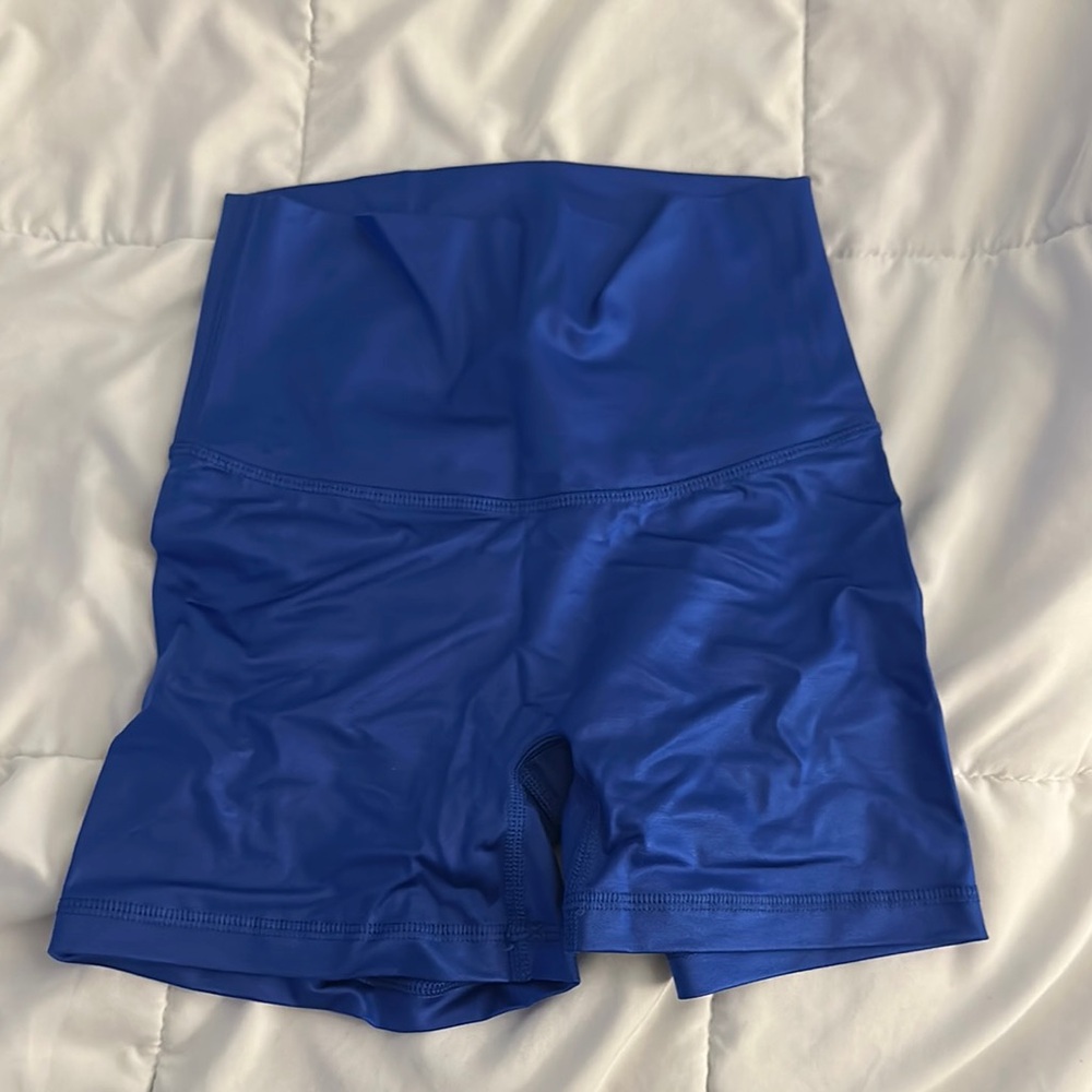 Aerie Vibrant Blue Bike Shorts